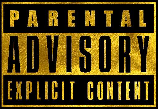 Parental Advisory Black Gold Pin amazing png images that you like. parental advisory black gold