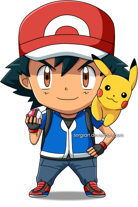 Ash Pikachu Png By Sergiart