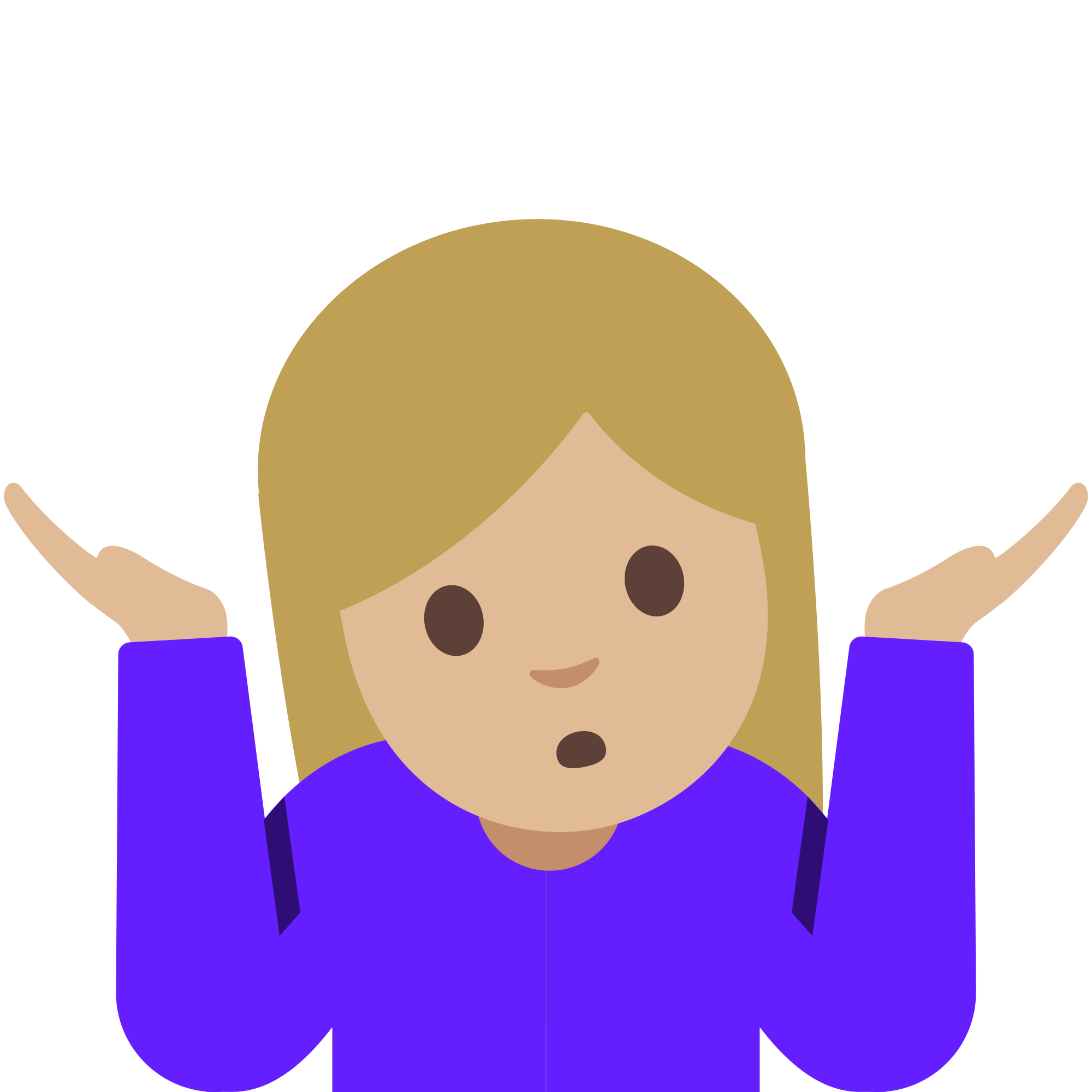 Emoji Shrug woman