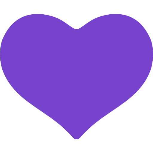 purple heart emoji facebook