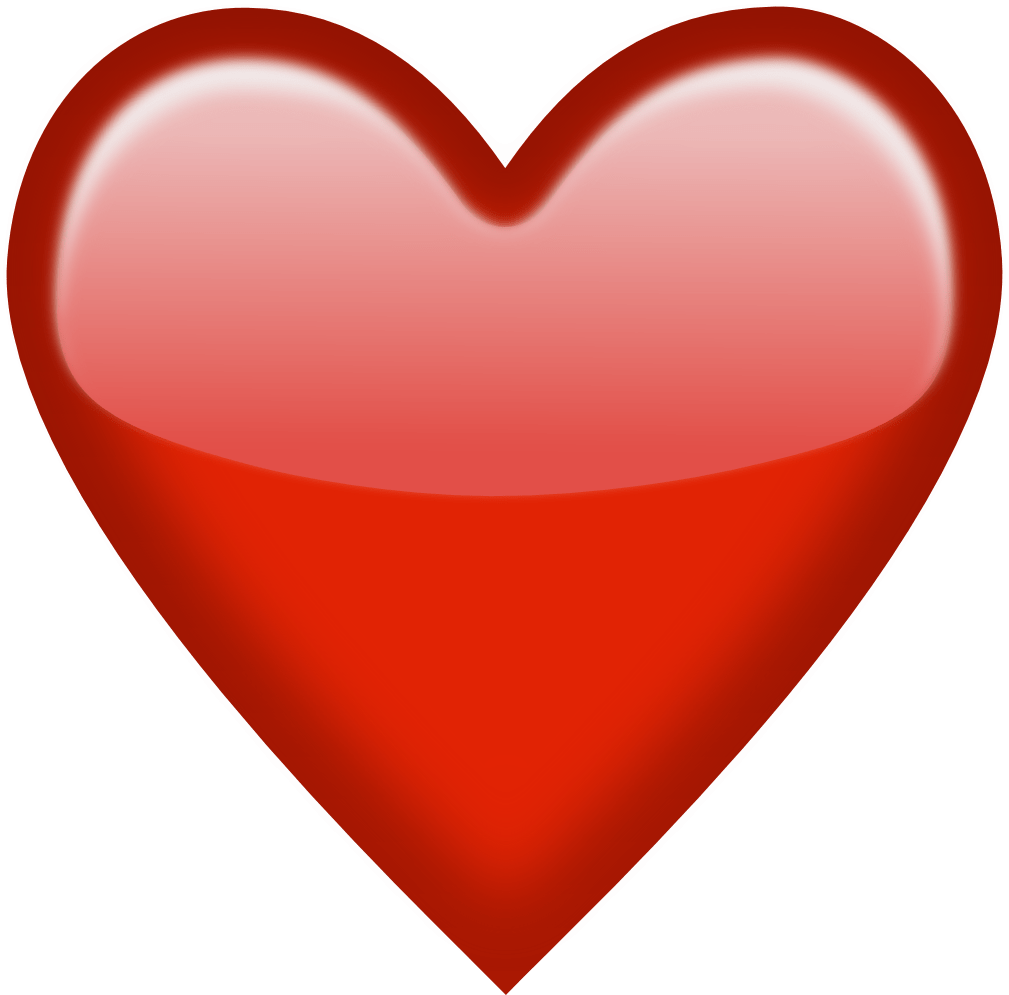 heart emoji shine