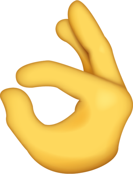 OK Hand Sign Emoji Icon ios10