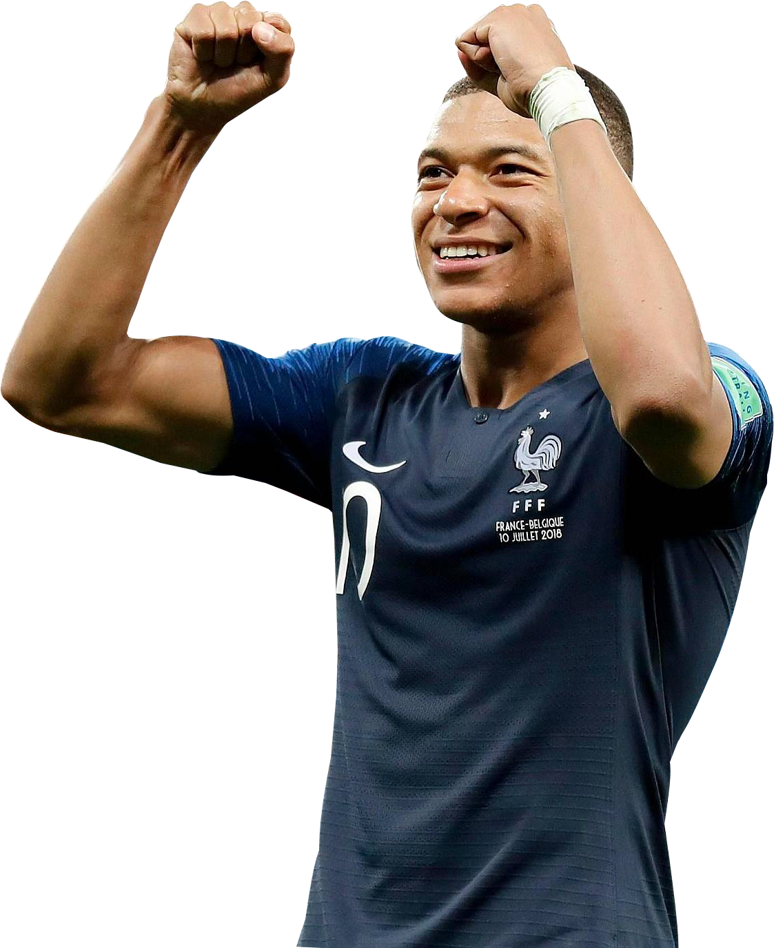 Kylian Mbappe France FFF 2018 World Cup Png
