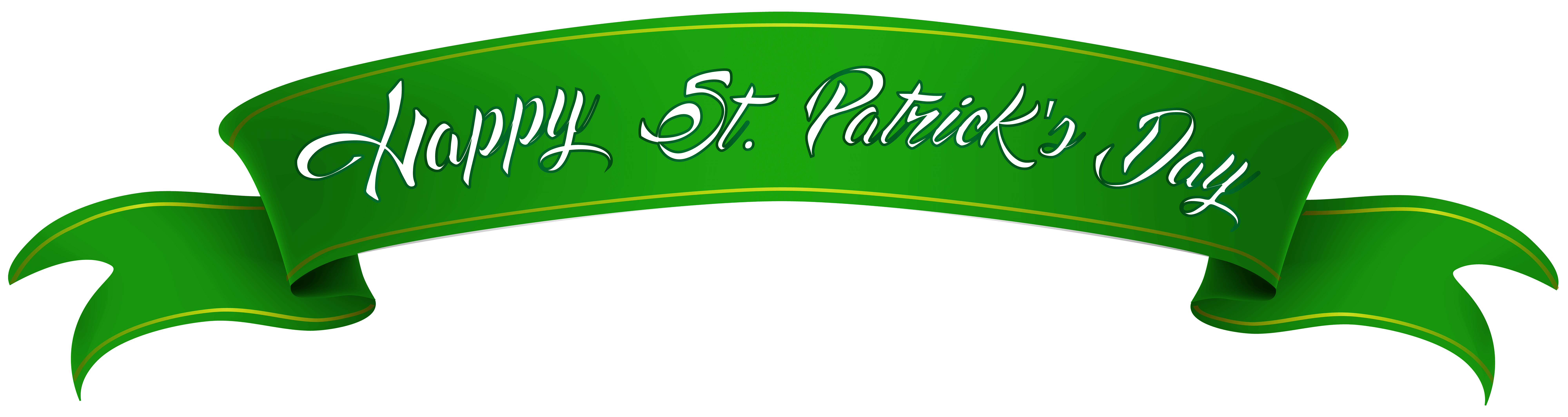 Happy St Patrick S Day Banner Clip Art Saint patrick day png ...