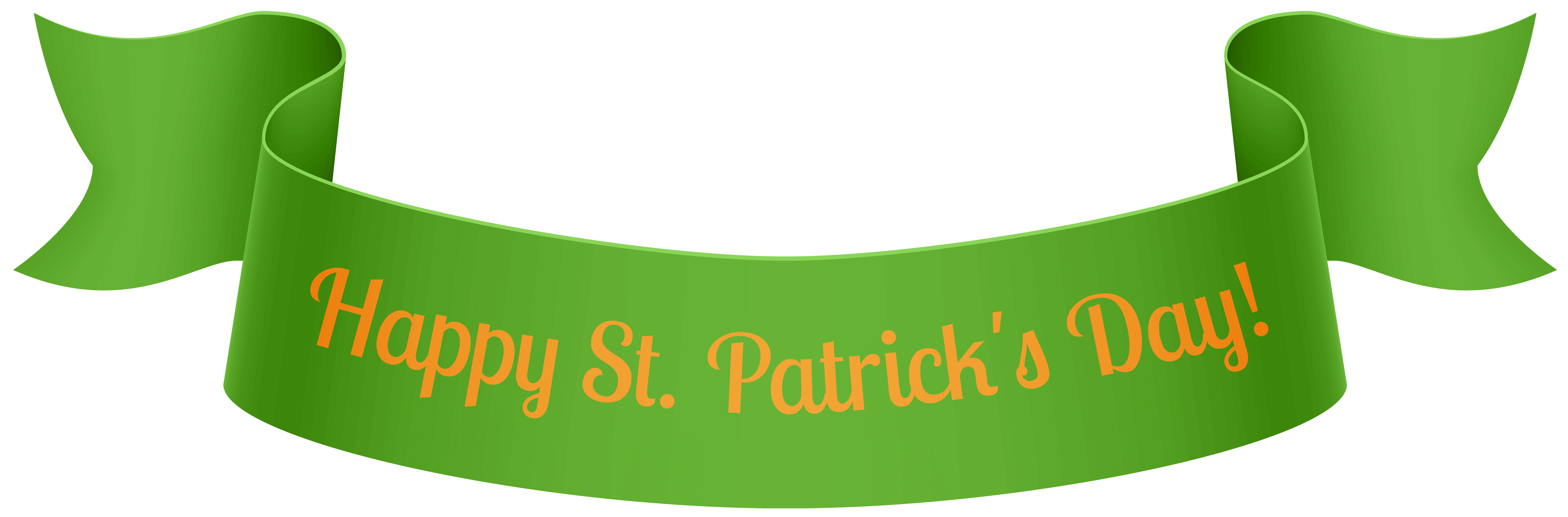 St Patricks Day Banner PNG Clip Art