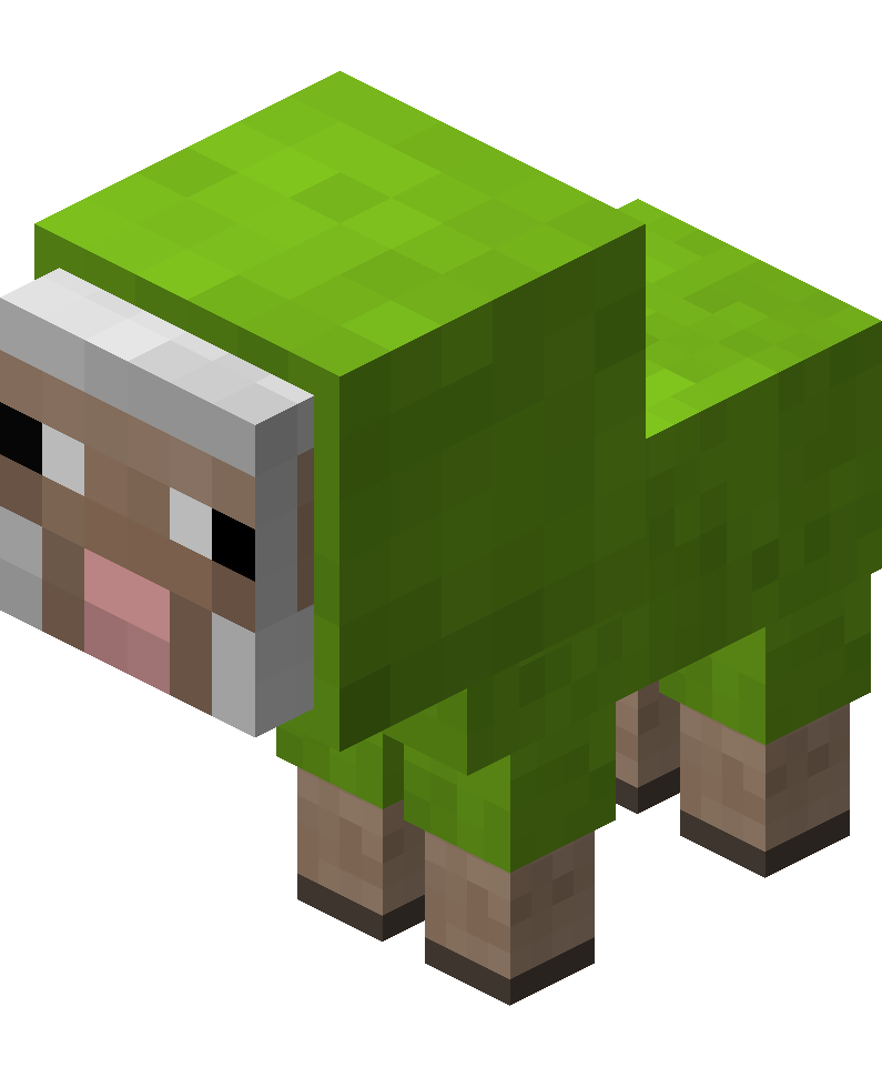 story mode sheep video game Minecraft Png