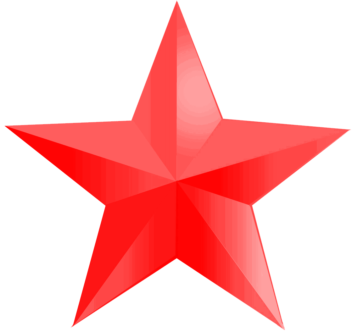 red star png 19