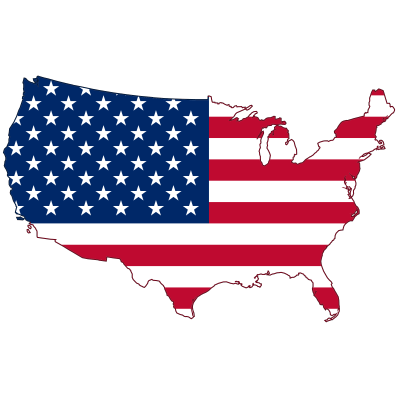 Usa Flag Map Png 6
