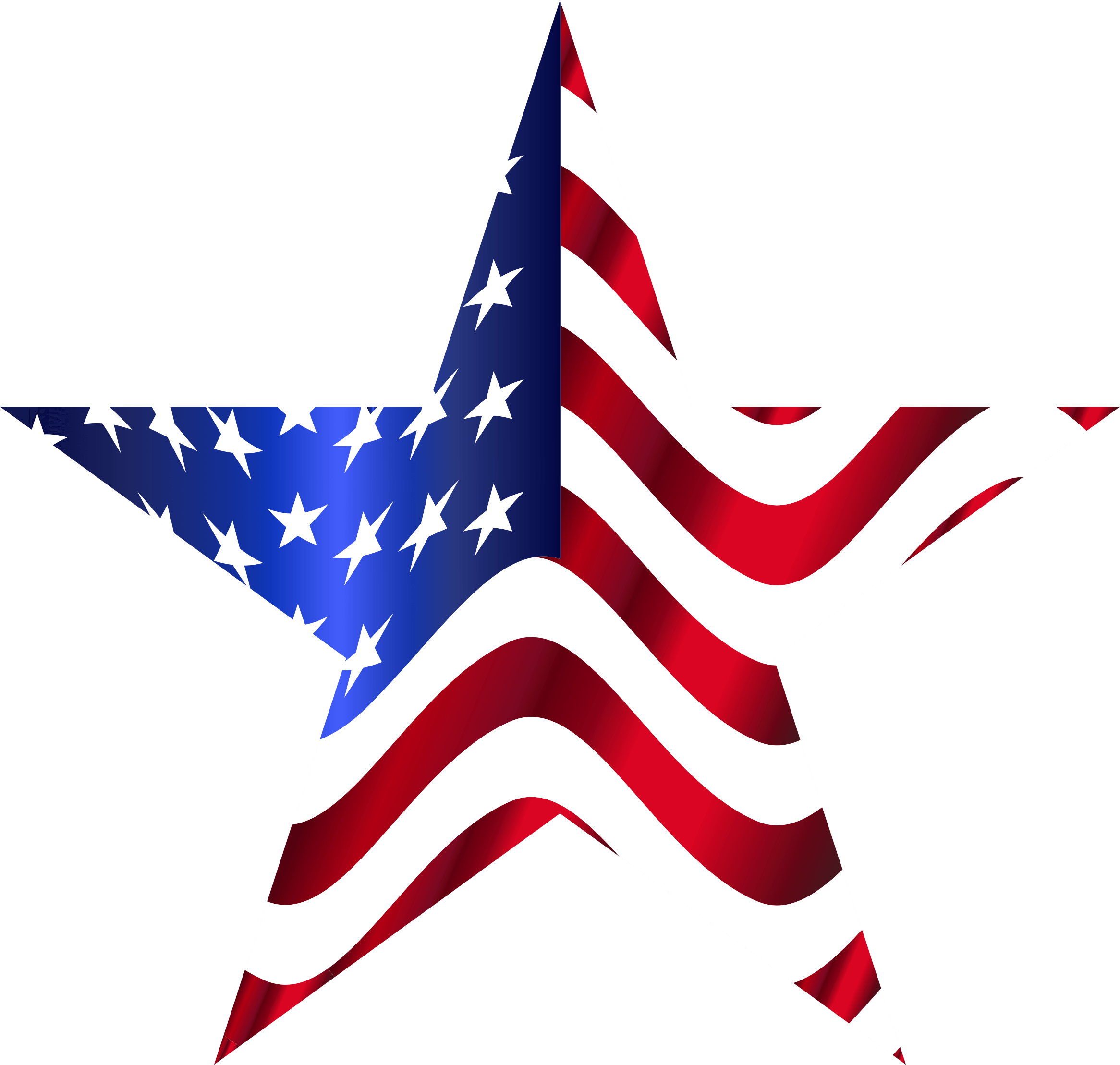 star american flag png transparent