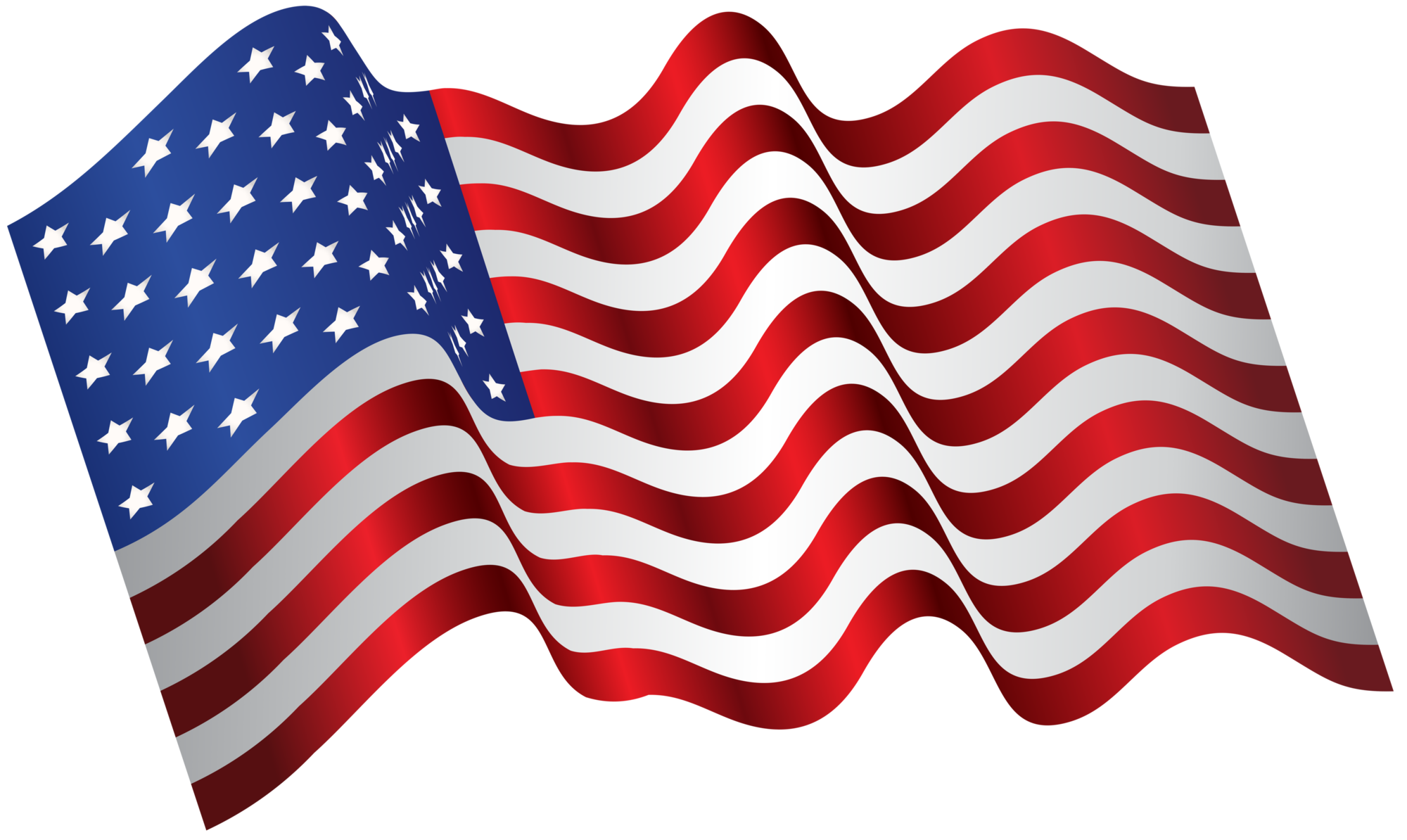 Usa Flag Clip Art Png