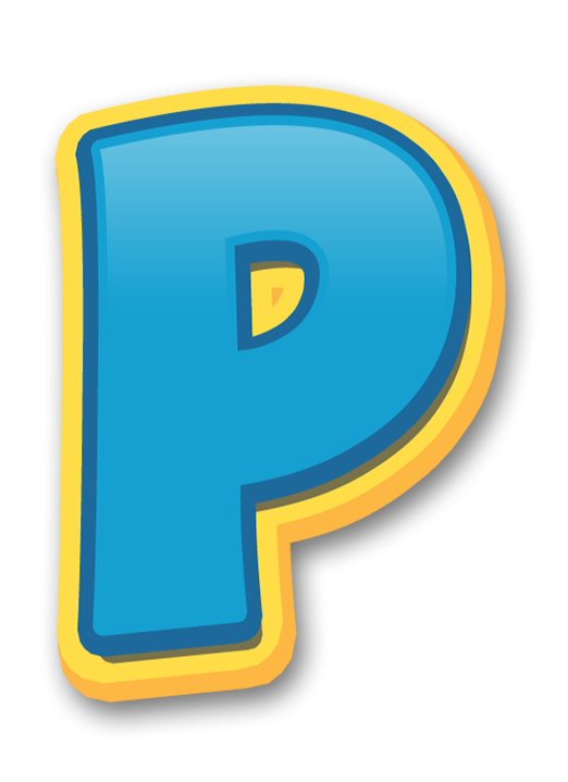 Alphabet Paw Patrol Letter P