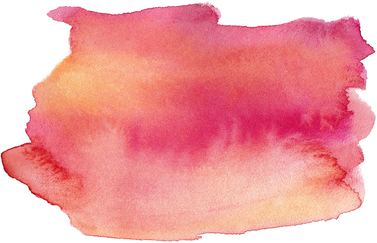 Watercolor painting Drawing Brush Pink watercolor effect orange and red abstract painting