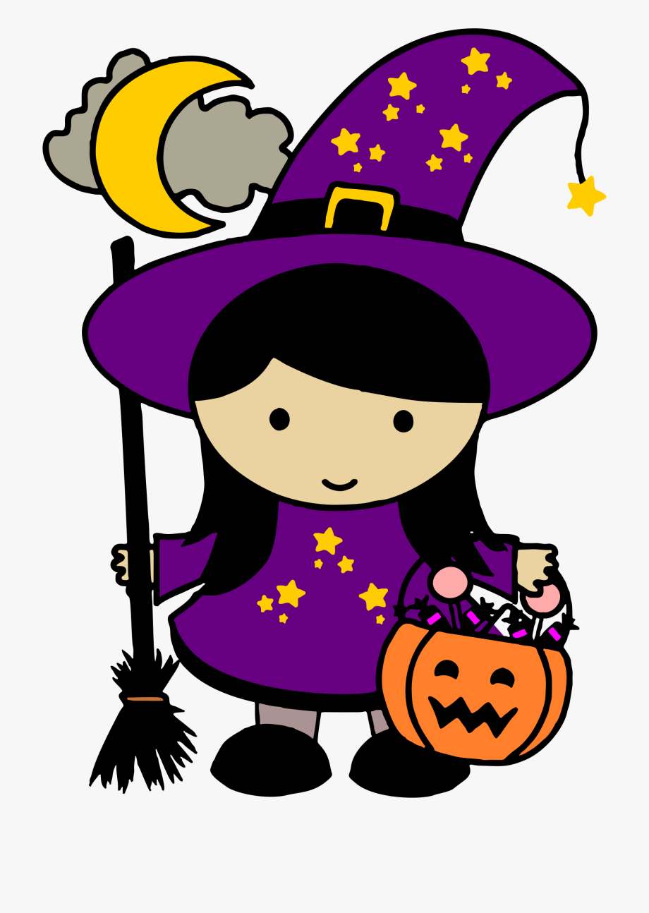 cute free halloween witch clipart