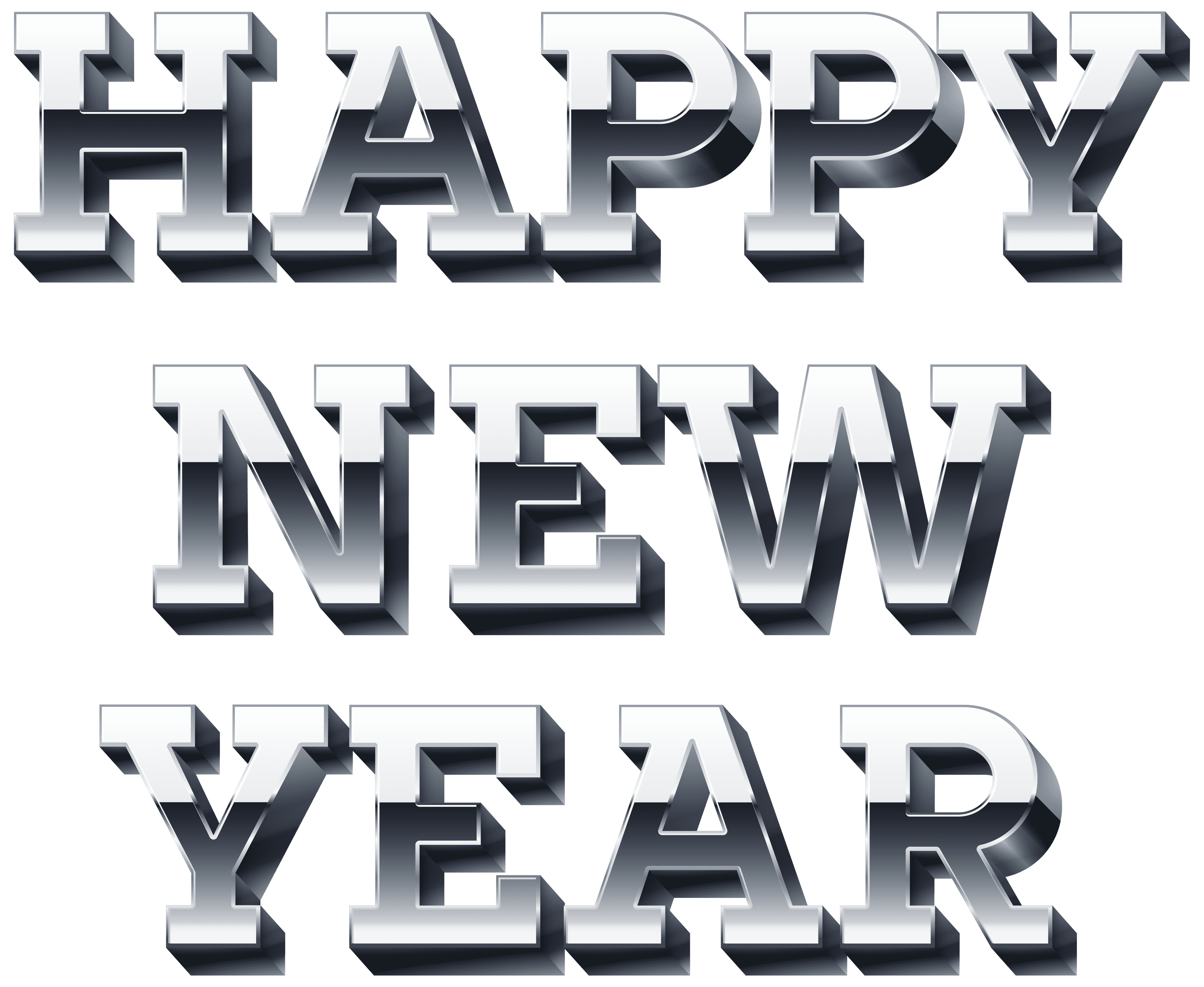 Happy_New_Year_Silver_PNG_Clip_Art_Image