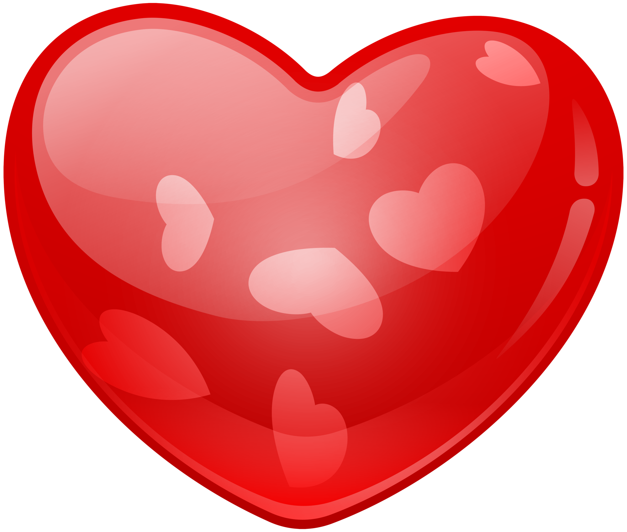 Heart With Hearts Png Clip Art Image