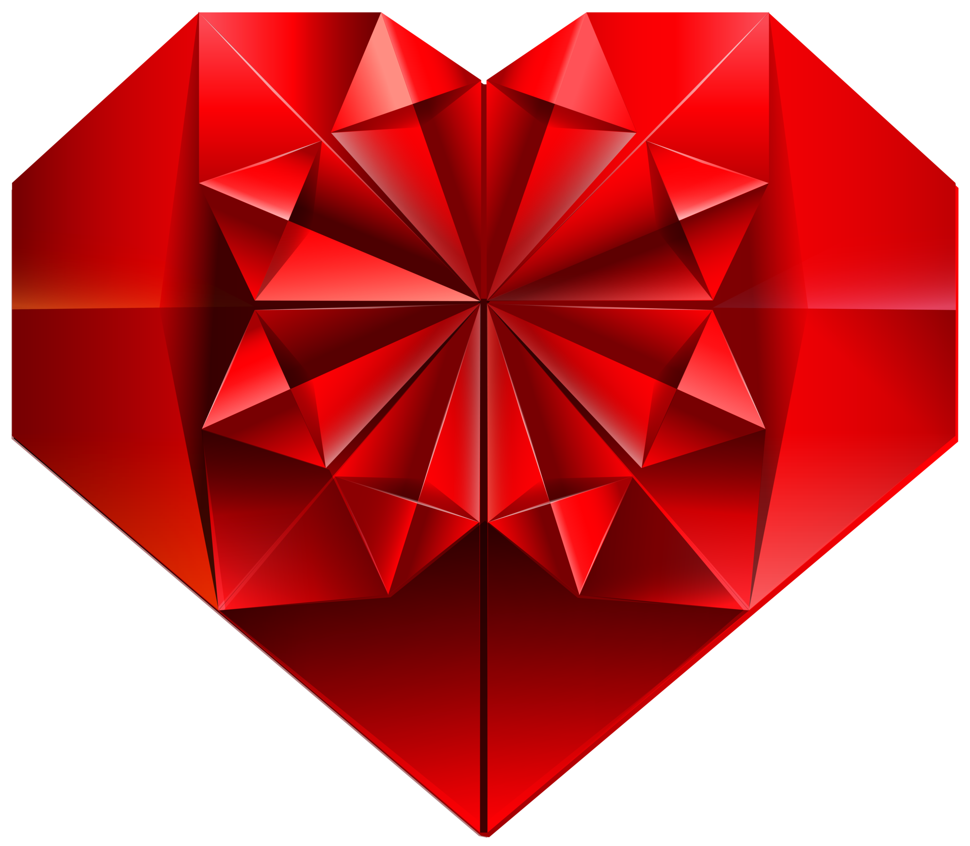 Crystal Heart Transparent Png Clip Art Image