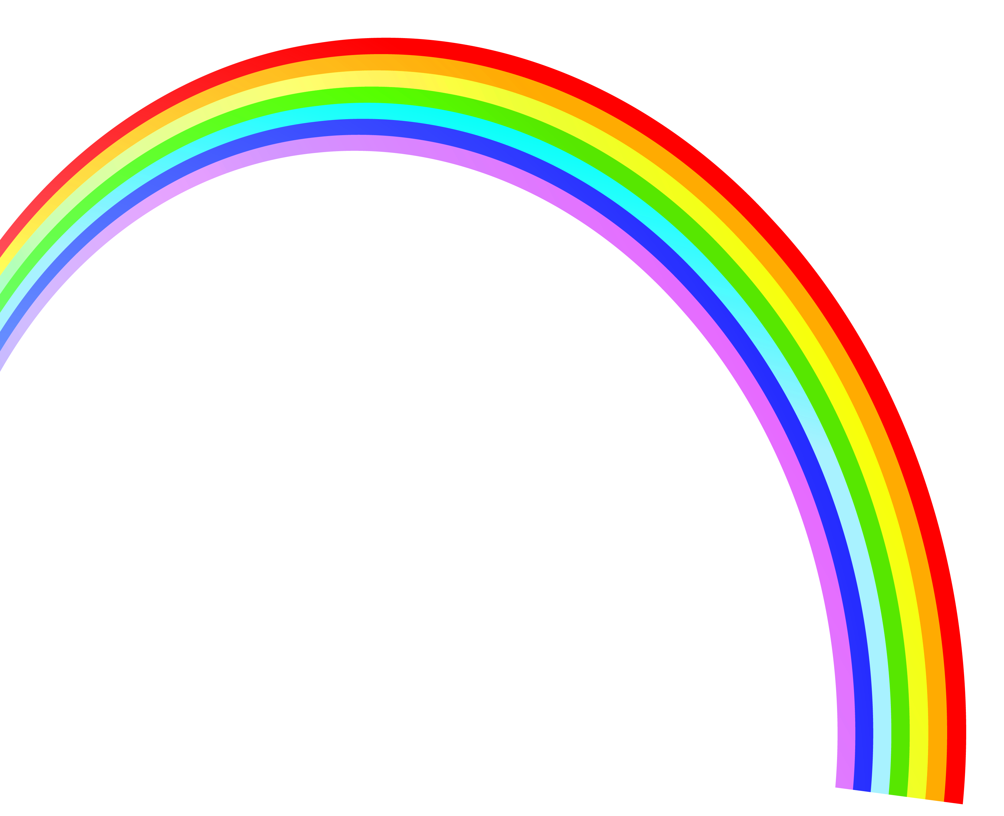 Rainbow With Multiple Colors