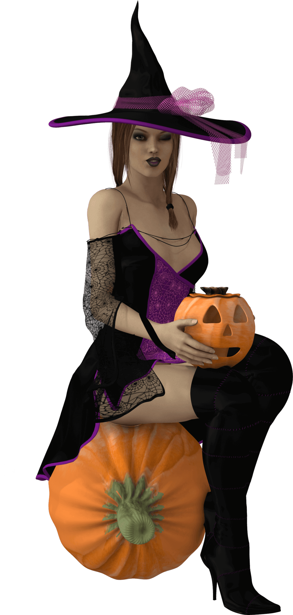 sexy witch halloween png 7