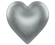 silver 3d love heart with transparent background valentine clip art CqoqL9 clipart