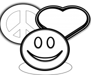 coloring pages of peace signs and hearts clip art peace love and 1tZ4Zg clipart