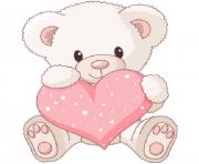 Teddy bear bears with love hearts cartoon clip art bears cartoon clip art