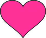 Pink hearts clipart free clipart images
