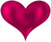 Beautiful Heart Pink PNG clipart
