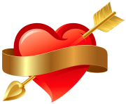 heart png with arrow transparent