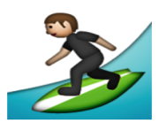 ios emoji surfer