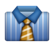 ios emoji necktie