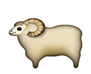 ios emoji sheep