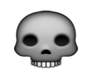 ios emoji skull
