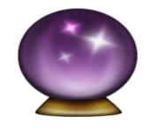 ios emoji crystal ball
