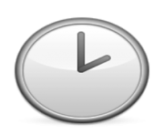 ios emoji clock face two oclock