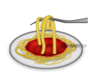 ios emoji spaghetti