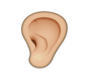 ios emoji ear