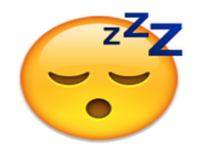 ios emoji sleeping face
