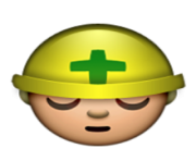 ios emoji construction worker