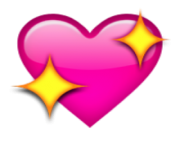 ios emoji sparkling heart