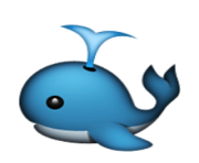 ios emoji spouting whale