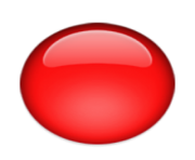 ios emoji large red circle