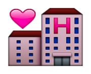 ios emoji love hotel
