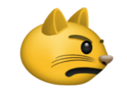 ios emoji pouting cat face
