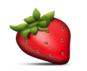 ios emoji strawberry