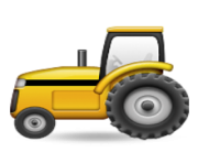 ios emoji tractor