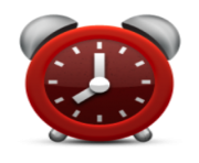 ios emoji alarm clock