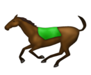 ios emoji horse