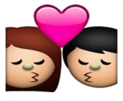 ios emoji kiss