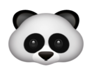 ios emoji panda face