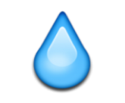ios emoji droplet